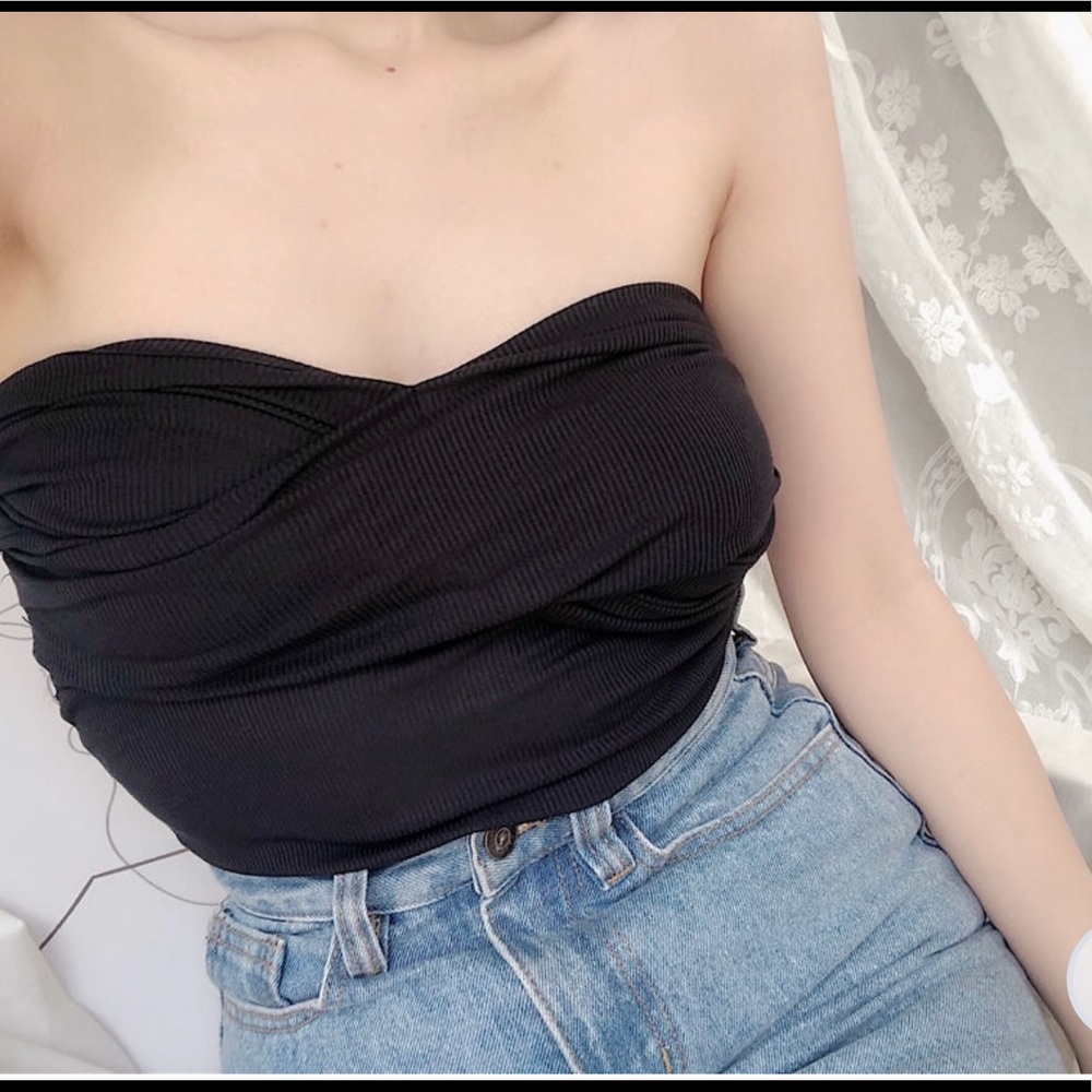 Black tube top